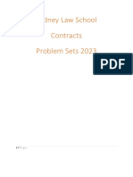 Contracts Problem Sets 2023 Final