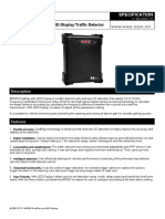 MAG BRD03 DualRay-and-LED-Display Traffic-Detector Specification