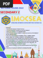 Secondary 2 Imocsea Mock Test