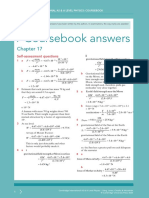 Self Assessment Answers 17 Asal Physics CB