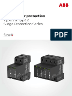 Furse ESP T1 T2 Surge Protection Series Product Guide 211021