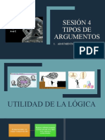 Sesión 4. Tipos de Argumentos. 1. Argumentos Deductivos