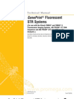 GenePrint Fluorescent STR Systems Protocol