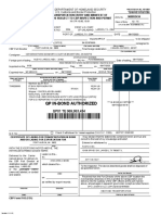 QP In-Bond Authorized: Transportation Entry and Manifest of Goods Subject To CBP Inspection and Permit 969953434