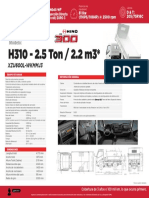 Ficha Técnica - Ficha Técnica H310 - 2.5 Toneladas