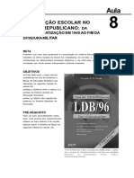 A Educação Escolar No Brasil Republicano - Da Redemocratização em 1945 Ao Fim Da Ditadura Militar - Com Marcações