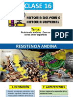 Clase 16: Historia Del Perú E Historia Universal