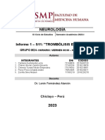 Grupo M24-Informe s11 - Trombolisis en Ictus