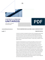 Contrato A Precios Unitarios