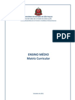 Matriz Curricular Do Ensino Médio 2012