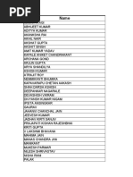 Ekagra Mandatory List