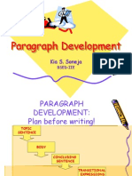 Paragraph Development