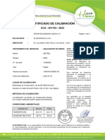 Cca-001723-2023 Analizador de Redes Metrel 2892