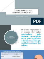 ENVELHECIMENTO Do Sistema Respiratório