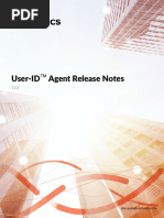 User Id Agent Release Notes