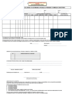 Declaracion Jurada Horarios Con Reverso