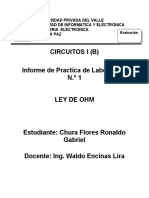 Informe Ley de Ohm