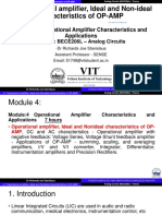 AE - 4.1 Operational Amplifiers - Characteristics