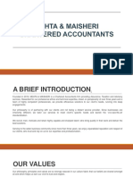 Mehta & Maisheri - Firm Profile