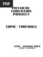 Physical Education Project: Name - Hrishik Bora