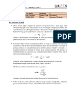 Unit Iii - Tutorial - Quantum Mechanicsi - 2022-32 - Sem I