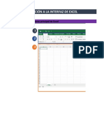 Interfaz de Excel