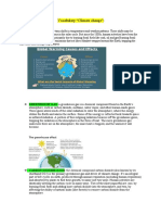 Vocabulary "Climate Change"