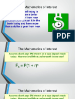 The Mathematics of Interest