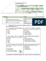 Prueba de Diagnóstico de Naturaleza 4°