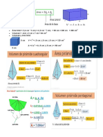 Área Total y Volumen - Área y Perímetro