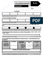 Evals Positionnement Cm1 Maths