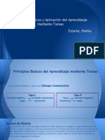 Principios Básicos y Aplicación Del Aprendizaje Mediante Tareas