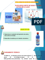 Determinación de Hipoclorito de Sodio en Legia