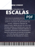 Dicionário de Escalas Maiores e Menores