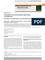 Revista Brasileira DE Reumatologia: Coexistência de Osteoartropatia Hipertrófica e Mielofibrose