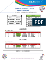 Calendrier Basket Ball 5x5 Jioi 2023