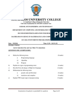 Sco202 Exam May-August 2016