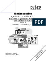 Math 9 - Q1 - Mod21