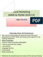 Rural Marketing - MMS & PGDM