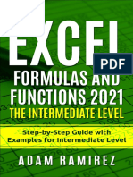 Excel Formulas and Functions 2021-The Intermediate Level Step by