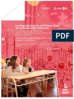 Primaria Lenguayliteratura Ladescripcionprimerciclo