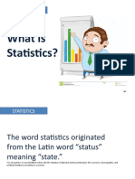 Statistics 1