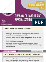 1 1 5 Division Labour Specialisation