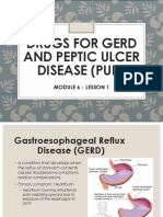 MODULE 6 Lesson 1 Drugs For GERD and PUD