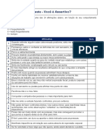 Exercício - Teste de Assertividade