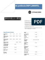 L2800FD DSP Power Amplifier 2x1400W Datasheet 51 PT-BR 27863271947