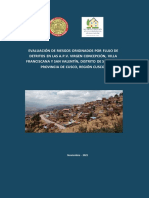 Evaluacion de Riesgos Originados Por Flujo de Detritos en Las Apv Virgen Concepcion Villa Franciscana y San Valentin Distrito de Santiago Provincia y