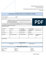 Solicitação de Alteração Salarial Ou Funcional