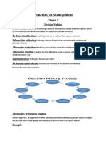 Principles of Management CH 3 Decision Making