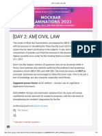 (Day 2 - Am) Civil Law